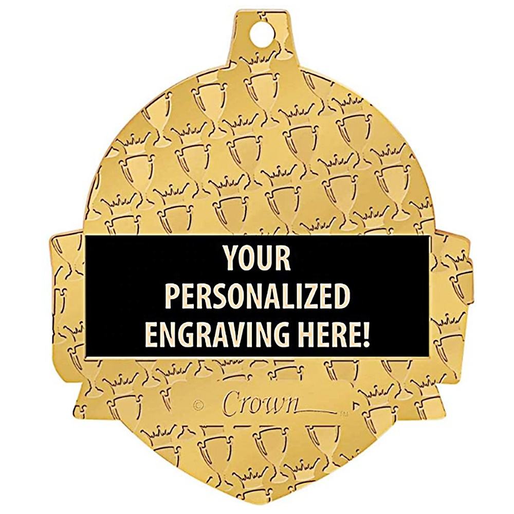 Customized wrestling medals, double-sided engraving, diamond-set enamel metal medals of honor.