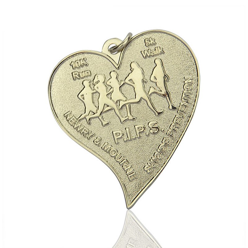 Colored Enamel Digital Modeling Running Team Medal of Honor
