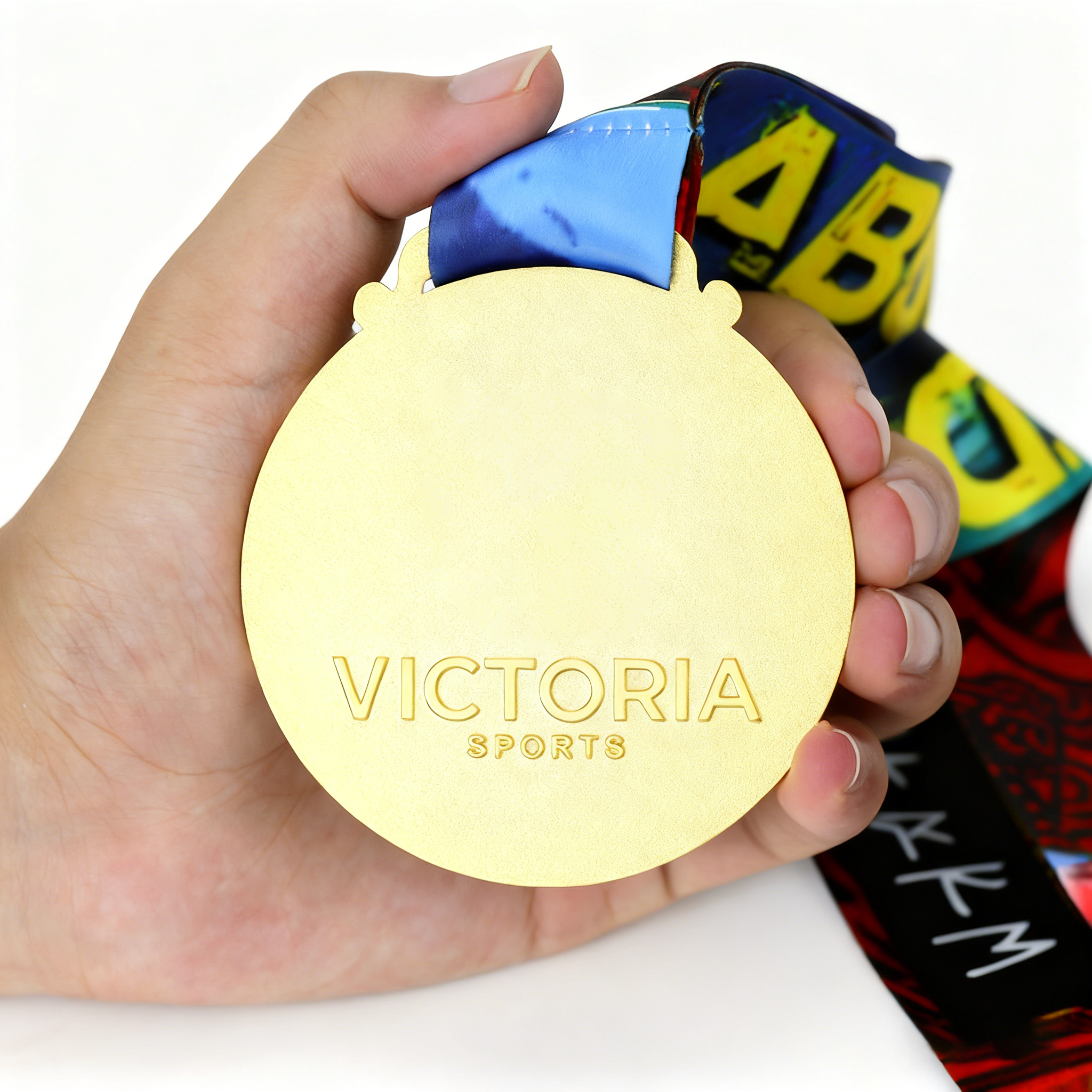 Wholesale Cheap Design Your Own Blank Zinc Alloy 3D Gold Award Marathon Running Custom Metal Sport Medal