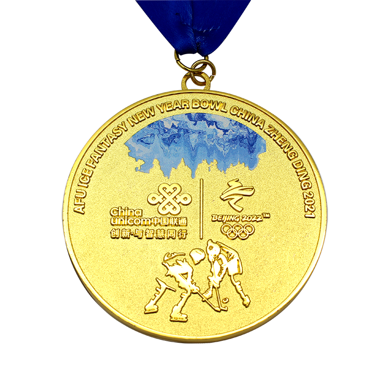 Manufacturing supplier designs trophies, medals, custom metal 3D logos, football matches, sports gold medals