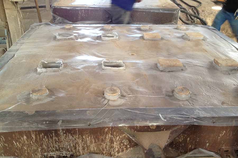 Sealing the Cover of Casting Molding during Vacuum Casting