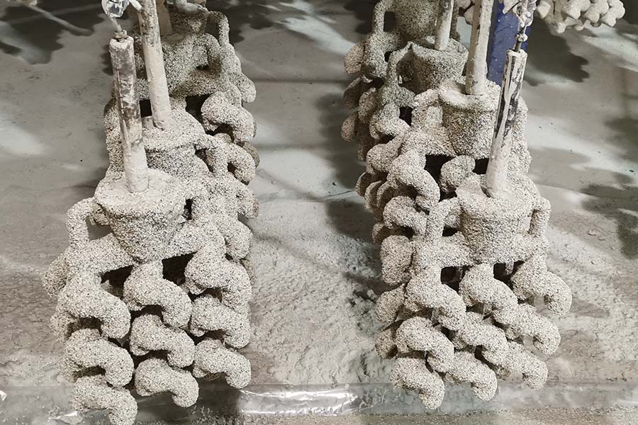 shell drying for lost wax casting process