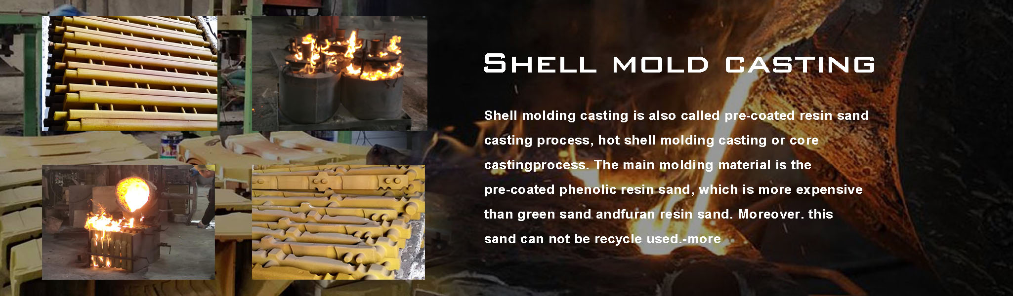 Shell mold casting foundry