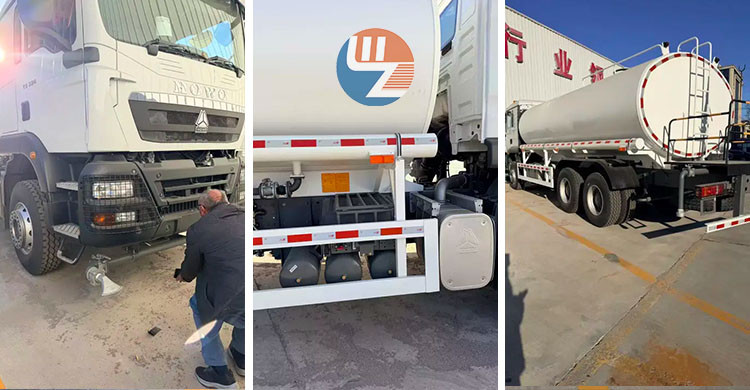 Sinotrukhowo water tanker trucks