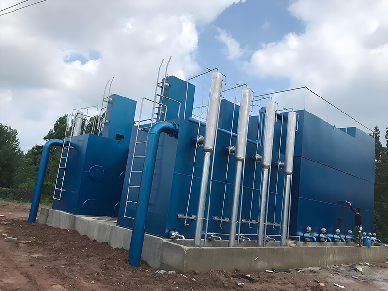 Integrated A/O Sewage Treatment Device