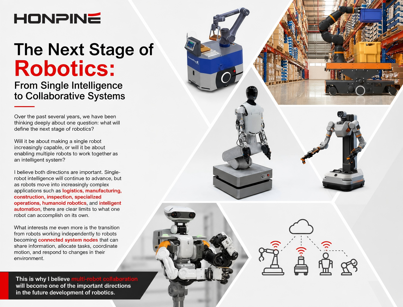 Colaboración multirrobot: de la inteligencia de un solo robot a la inteligencia del sistema