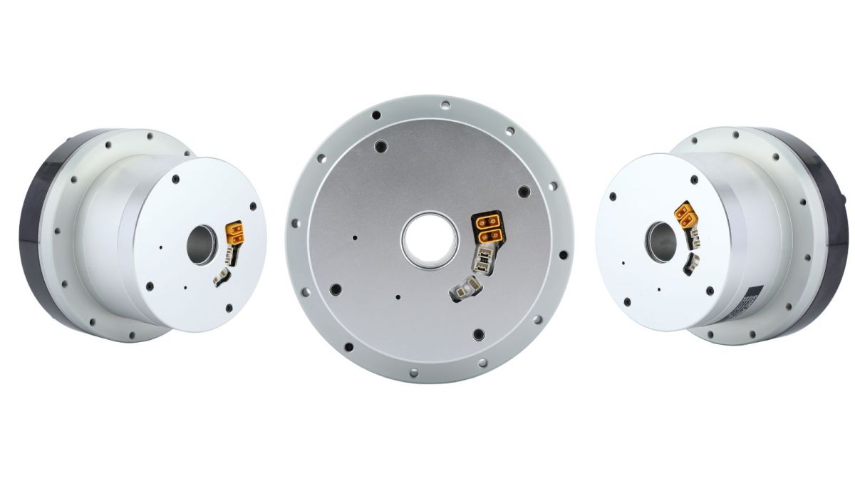 Actuador articular armónico de gran diámetro interior para articulación de cintura de robot humanoide