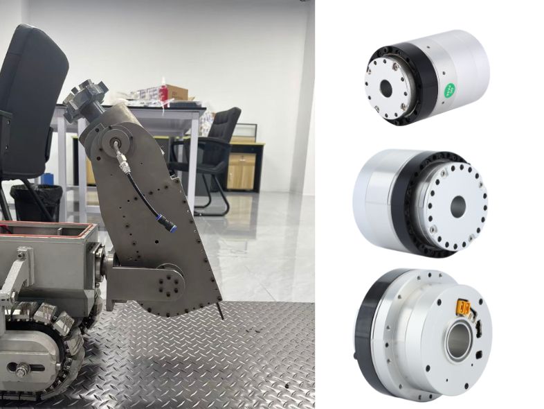 Actuadores de articulación robótica armónicos para robots de tuberías y otros equipos de propósito especial
