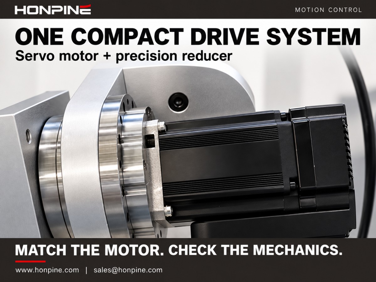 Servomotor acoplado a un reductor de precisión ¿Por qué los servomotores y los reductores de velocidad forman una combinación ideal?