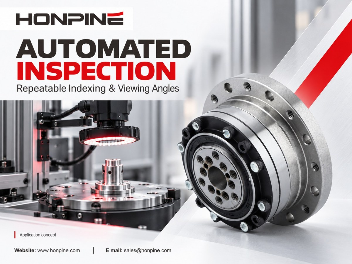 HONPINE: cabezal de engranajes armónico para inspección automatizada