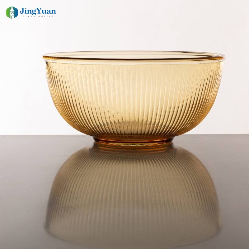 硼硅玻璃条纹饭碗