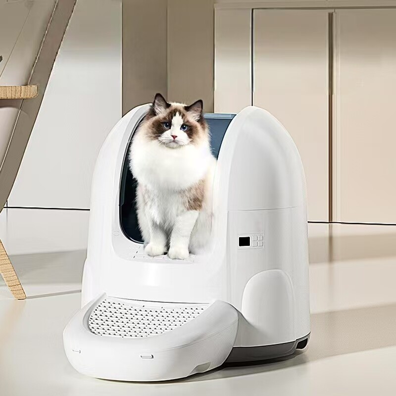 65L Commercial Self-Cleaning Cat Litter Box with TUYA APP Control | | OEM/ODM for Multi-Cat Facilities & Pet Retailers GLW55/55W