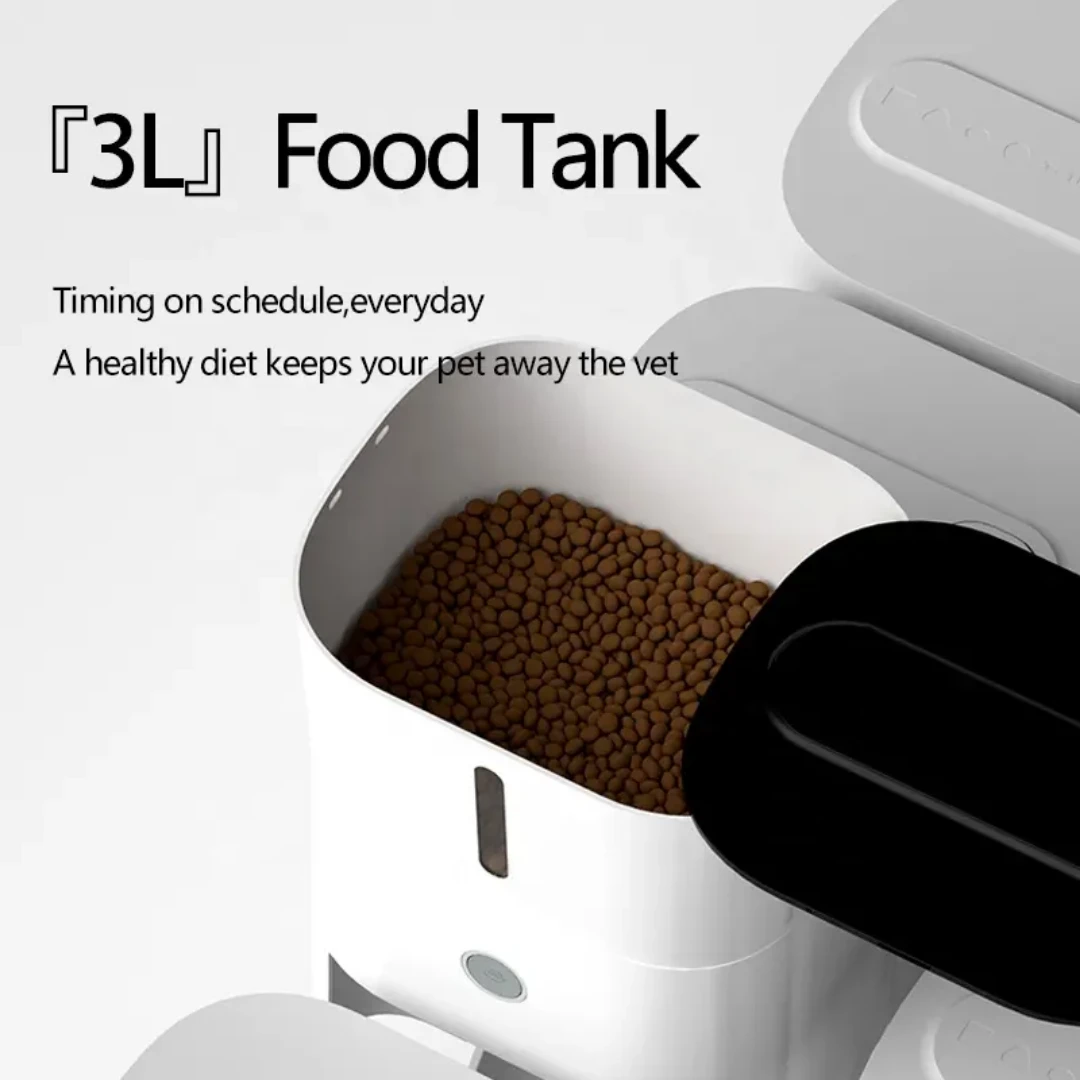 3L Pet Smart Dry Food Dispenser for Dog Cat self-feeding wifi Tuya app remote operation GFD22 Series