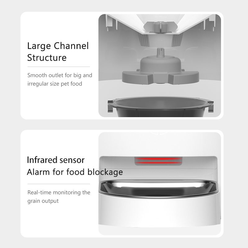 3L Pet Smart Dry Food Dispenser for Dog Cat self-feeding wifi Tuya app remote operation GFD22 Series