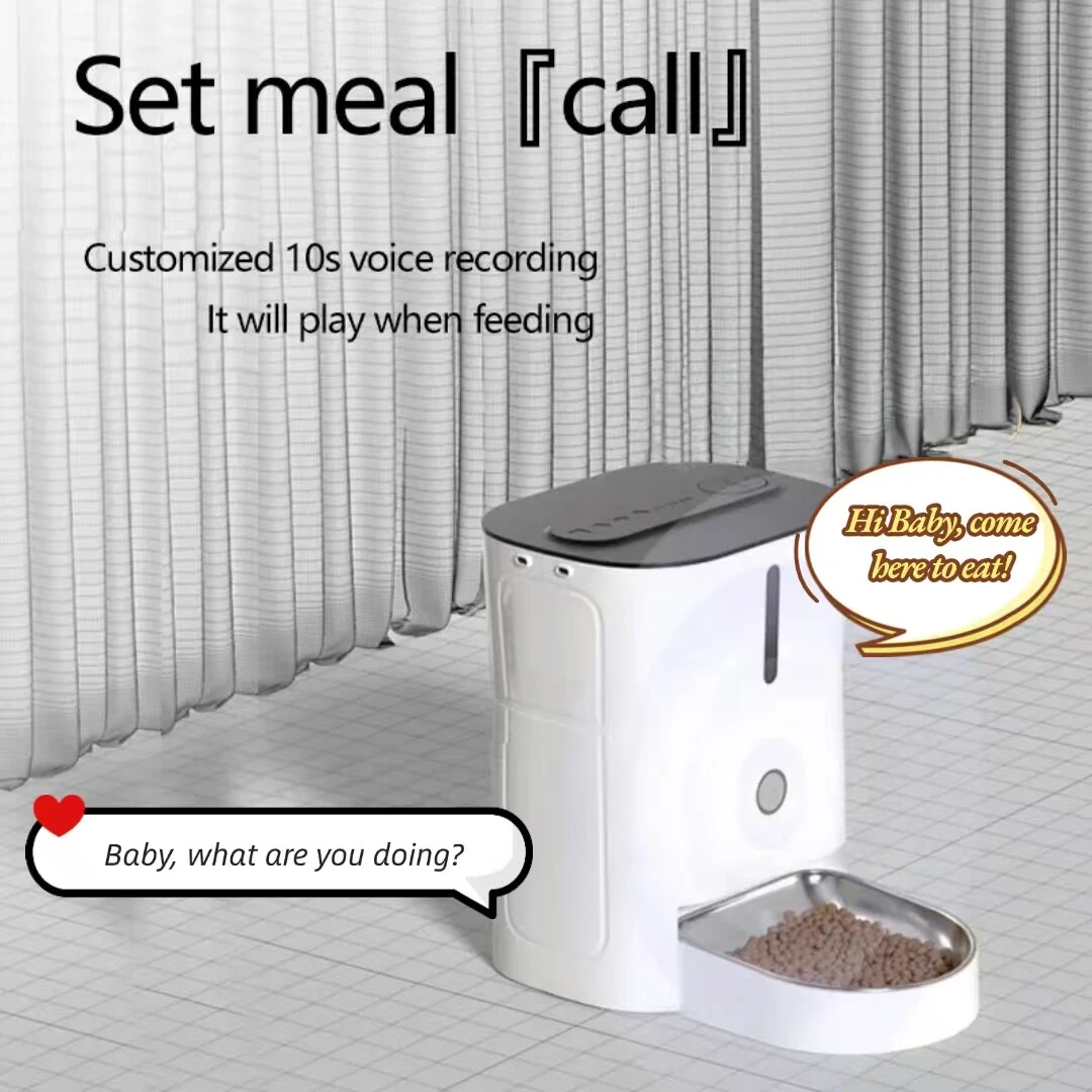 3L Pet Smart Dry Food Dispenser for Dog Cat self-feeding wifi Tuya app remote operation GFD22 Series