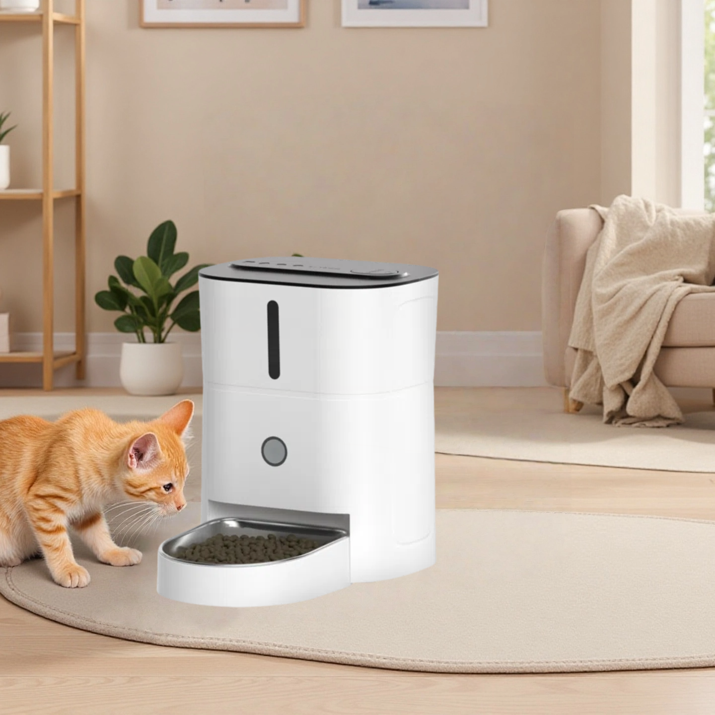 3L Pet Smart Dry Food Dispenser for Dog Cat self-feeding wifi Tuya app remote operation GFD22 Series