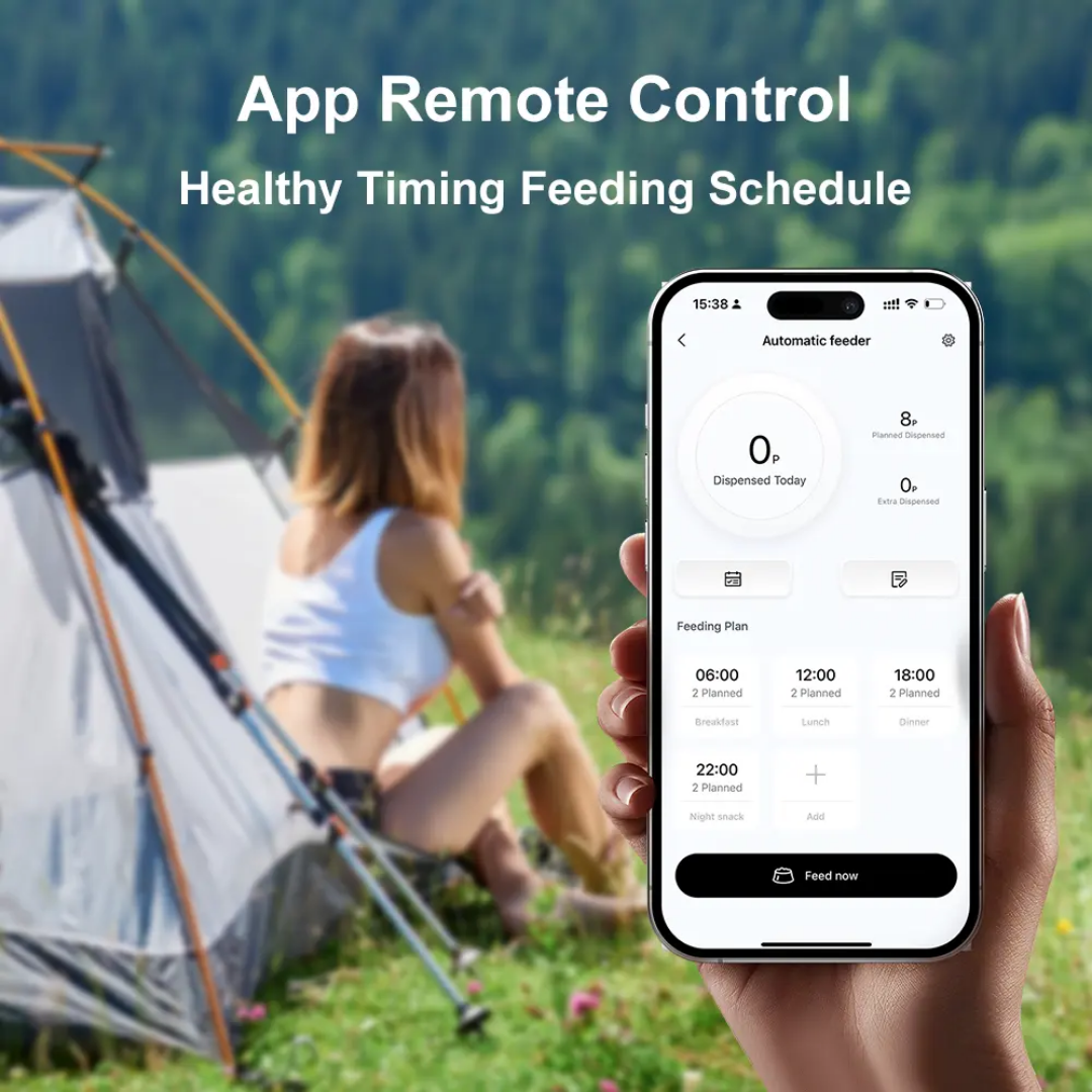 3L Dual Power Pet Smart Feeder Tuya App Dry Food Dispenser with WiFi Camera remote visible GFD20 Series