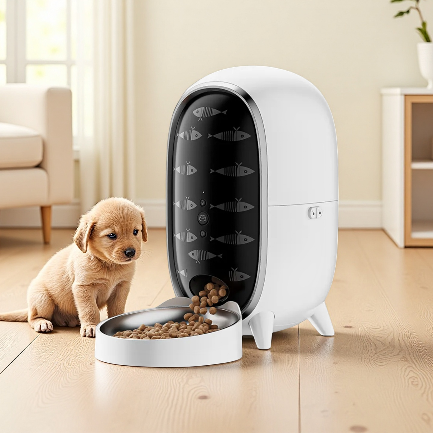 3L Dual Power Pet Smart Feeder Tuya App Dry Food Dispenser with WiFi Camera remote visible GFD20 Series