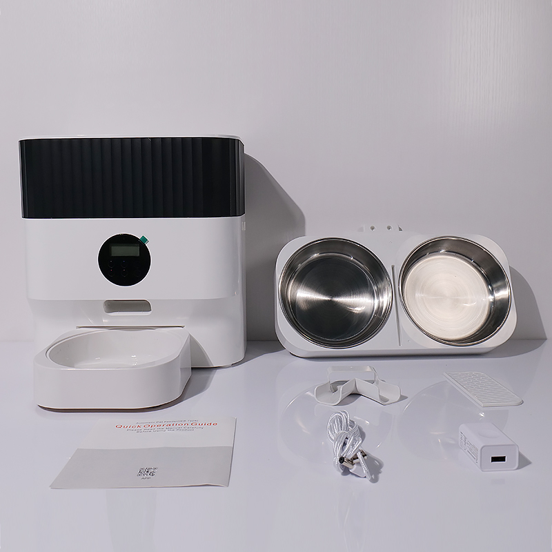 7L Big Capacity Dual Bowl 2 Dog Cat Pets Smart Feeder 1080P Camera Dry Food Single Bowl  GFD25 Series