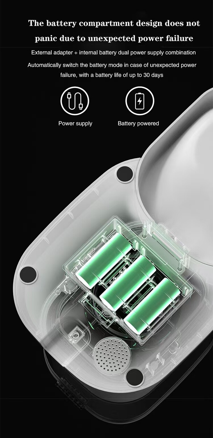 6L SUS304 bowl Commercial Pet Smart Feeder With 2MP 1080P Camera WiFi Tuya APP Remote Control GFC12 Series