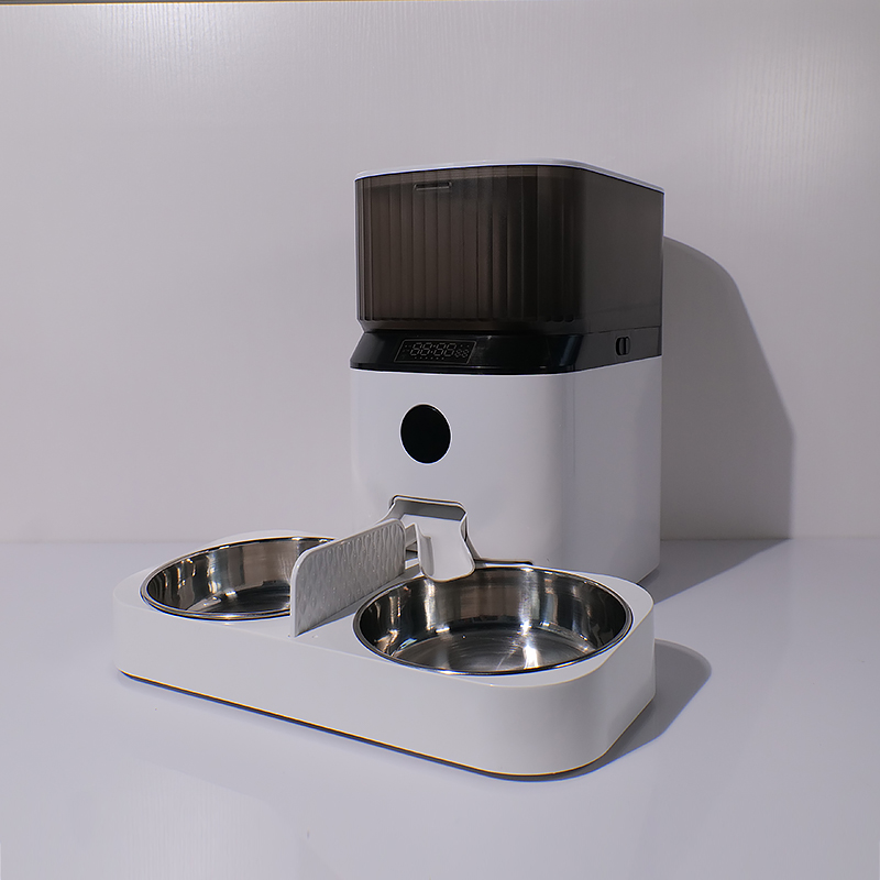 5L Pet Smart Feeder with Dual-Bowl SUS304 1080P Camera With Two Way Voice Interaction GFD26 Series