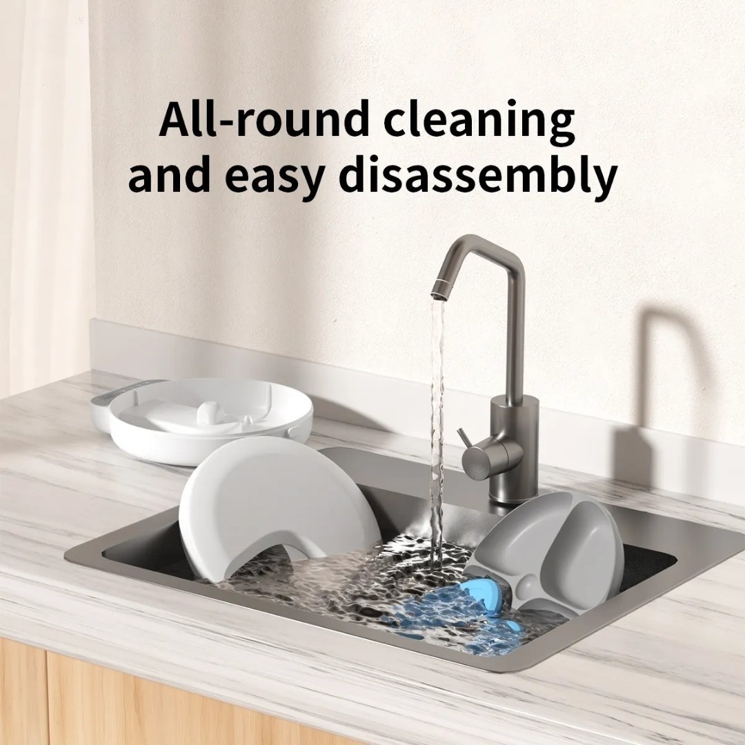 230ml*4-Meals Pet Wet Food Dispenser 12Hours Freshness Outside Feeder Travel Use Smart Multi-Meal Feeder GFQ15