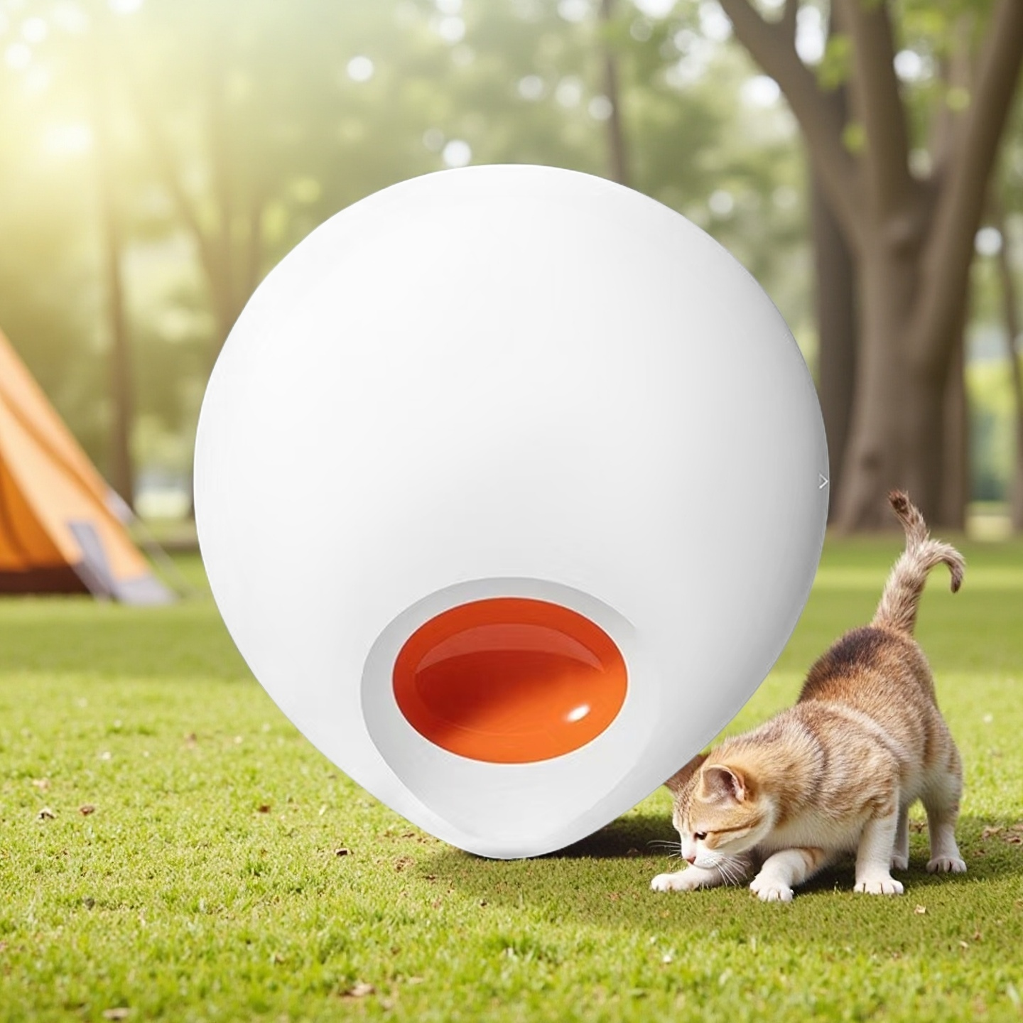 Travel Use 5-Meal Pet Wet Food Dispenser Battery Power Dry Food Outside Pet Self-Feeder GFD23 Series