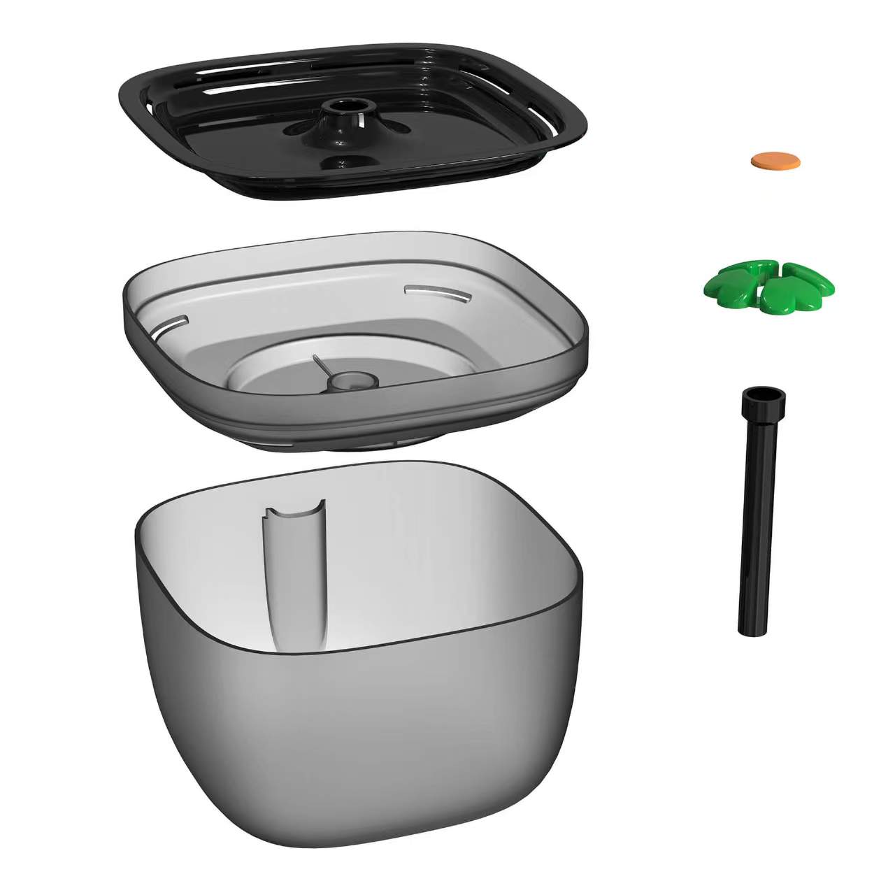 2L Pet Smart Fountain OEM 35dB Silent Hydration Solution for Pet Retailers & Wholesalers GWQ30