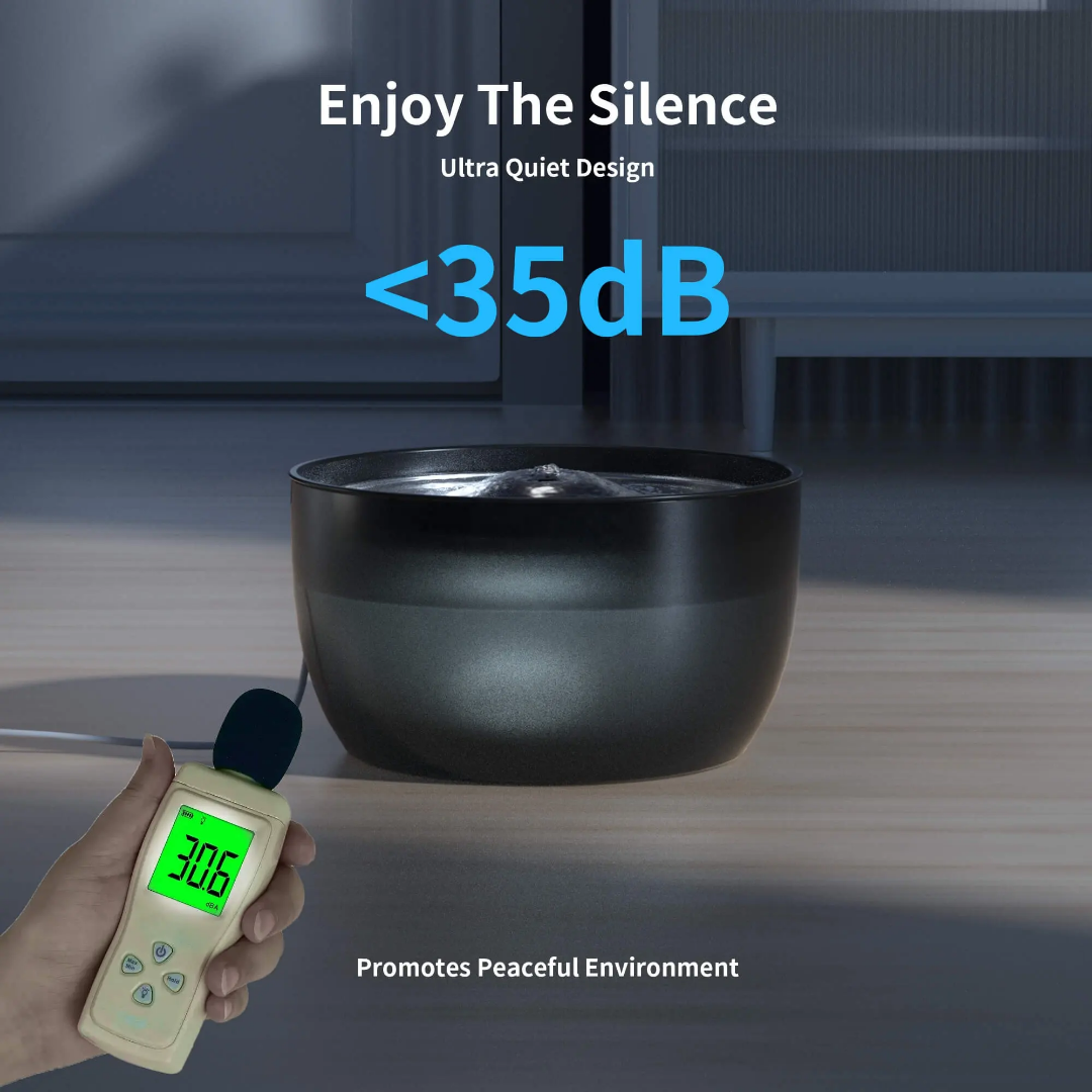 3L Ultra-Quiet Smart Pet Water Fountain with 4-Stage Filtration System | BPA-Free OEM/ODM for Cats & Small Dogs GWQ31