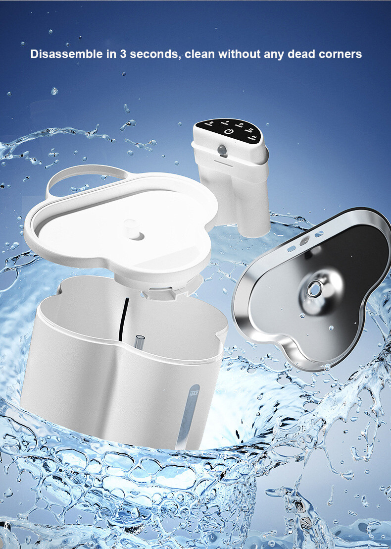 2.5L Cloud-Shaped Smart Heated Pet Water Dispenser with UV Sterilization& 60-Day Battery OEM/ODM for Pet Retailers & Veterinary Clinics GWX40