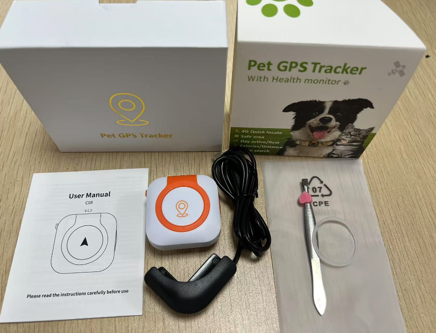 4G Smart Pet GPS Tracker with Health Monitoring GTB50 | IP66 Waterproof & 7-Day Battery | OEM/ODM for Veterinary Clinics & Retailers