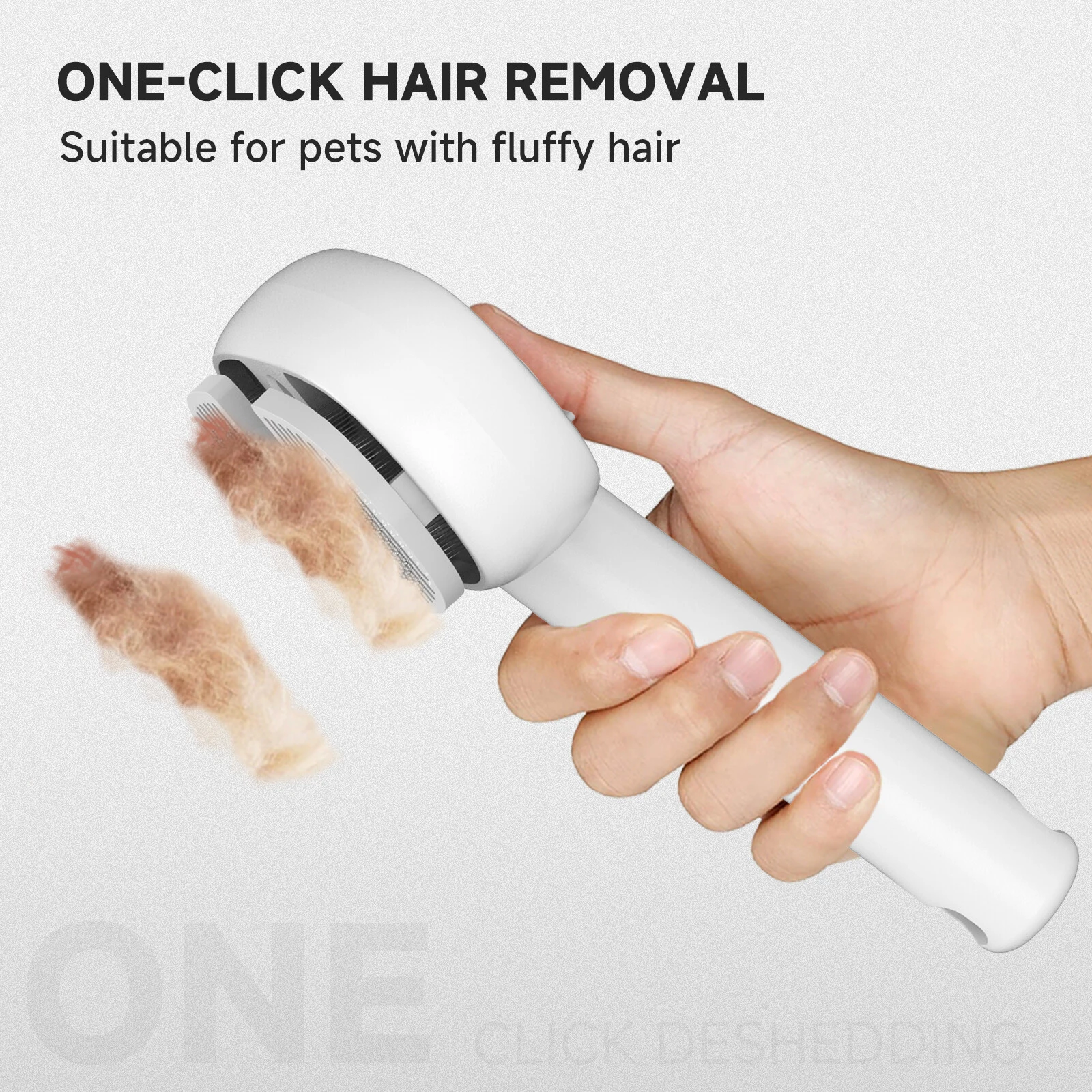 3in1 Smart UV Disinfection & 40ml Spray Pet Grooming Comb Floating Hair Brush with detachable handle storage GBC60