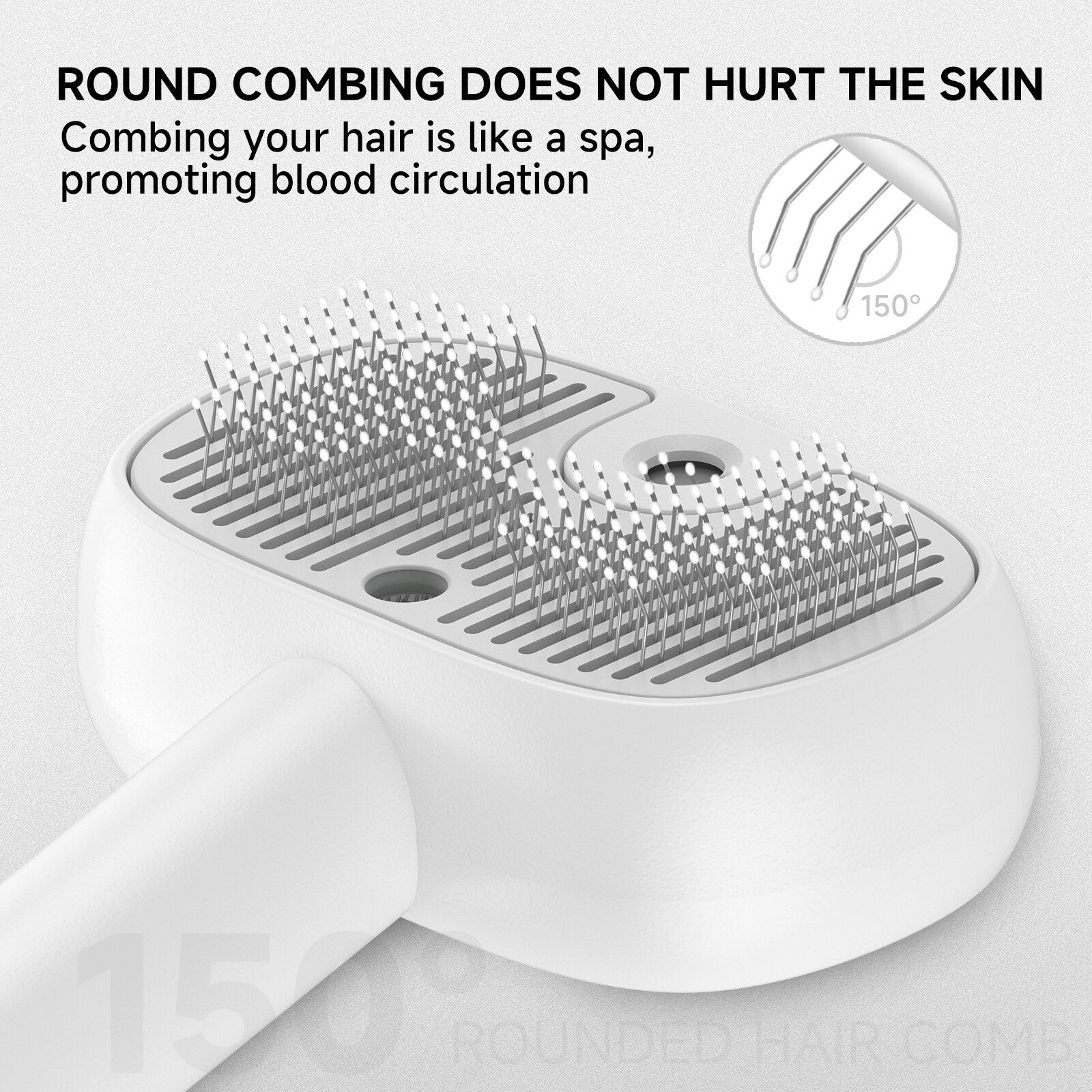 3in1 Smart UV Disinfection & 40ml Spray Pet Grooming Comb Floating Hair Brush with detachable handle storage GBC60