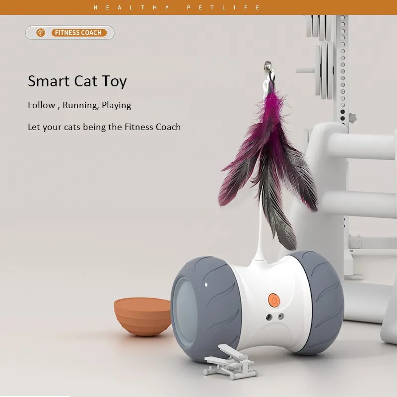 AI-Powered Interactive Pet Toy with Smart Obstacle Avoidance GTD75