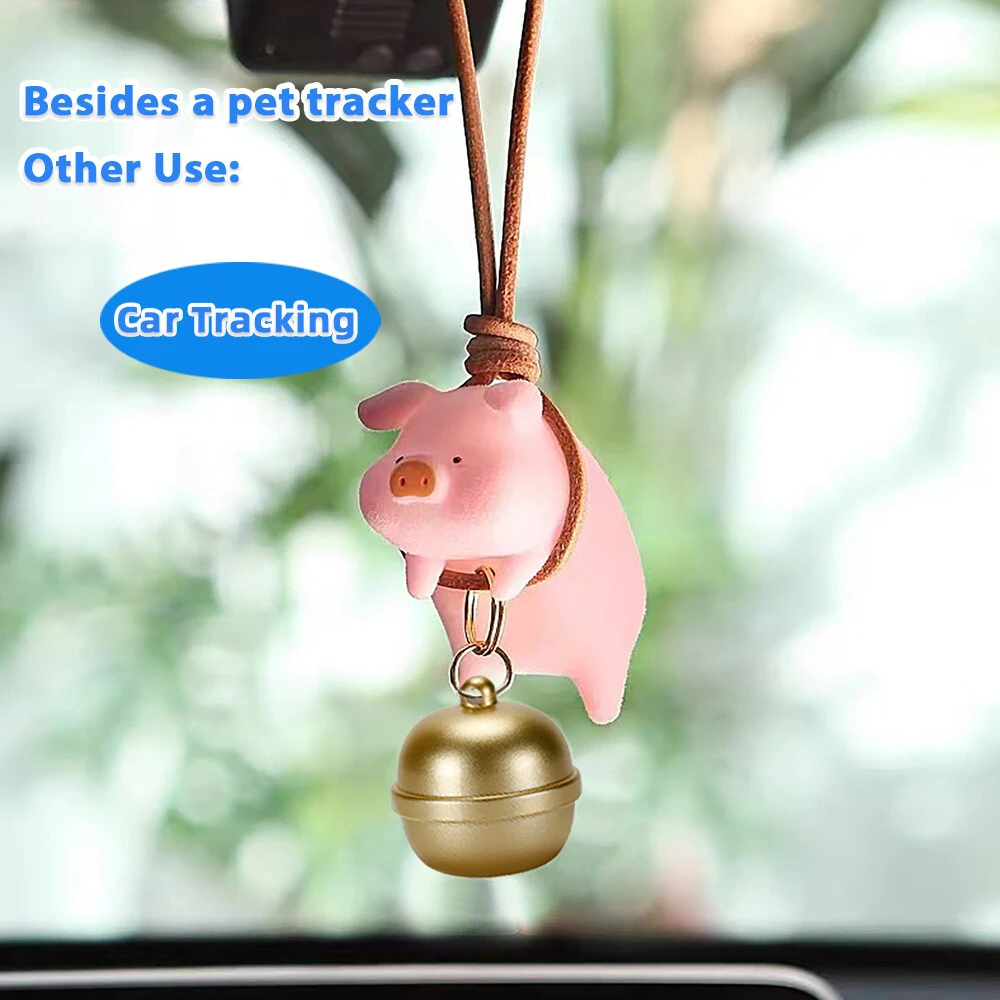 Bell GPS Tracker for Pets - 5-System Real Time Tracking 4-Day Battery IP67 Waterproof