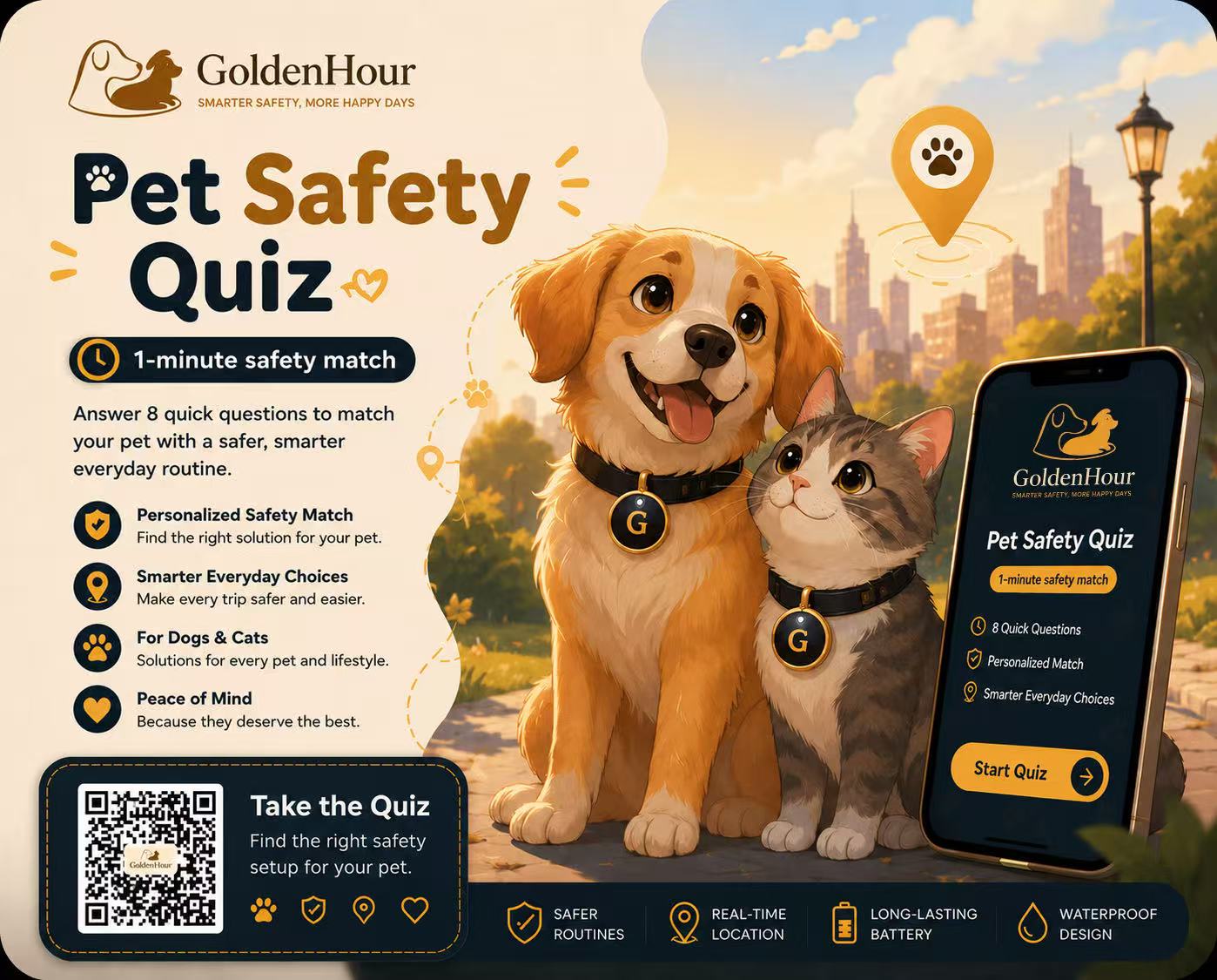 GoldenHour Pet Safety Quiz