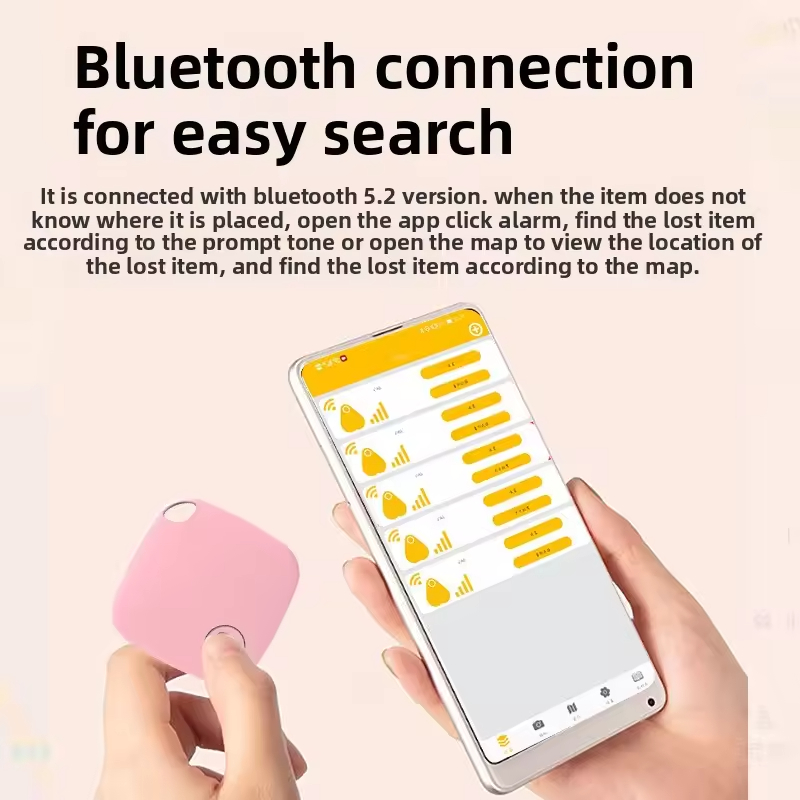 Smart Bluetooth Two-Way Anti-Lost Location Finder for Pets Kids Elders Luggage with Long Battery Life >4 Months