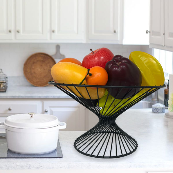 Exquisite Light Luxury Fruit Plate Living Room Creative Simple Home Coffee Table Dried Fruit Candy Snack Storage Basket New Fruit Basket