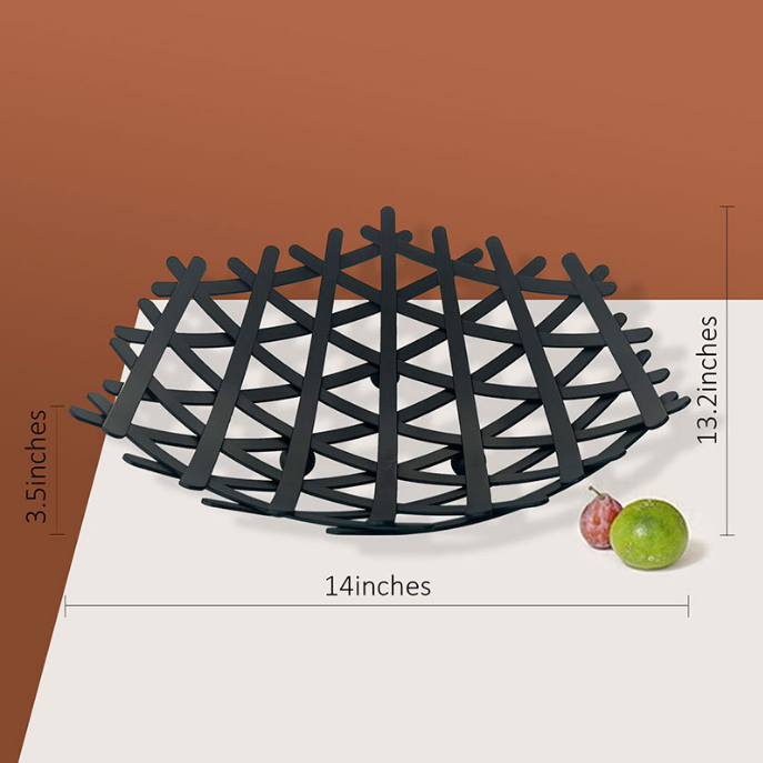 Creative Bird's Nest Shaped Fruit Basket For Living Room To Place Snacks And Fruits. Atmospheric Fruit Basket. Simple And Light Luxury Wholesale