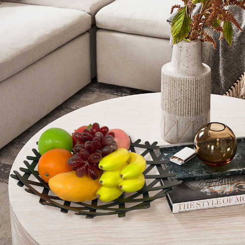 Creative Bird's Nest Shaped Fruit Basket For Living Room To Place Snacks And Fruits. Atmospheric Fruit Basket. Simple And Light Luxury Wholesale