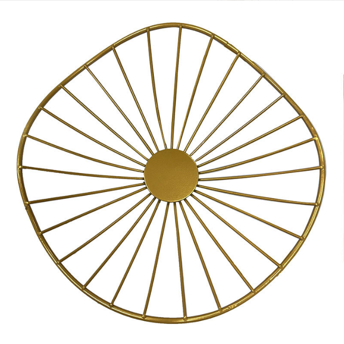 Nordic Metal Iron Art 2022 New Style Net Red 5-Layer High-Foot Fruit Basin Fruit Plate Fruit Basket Creative Living Room Home