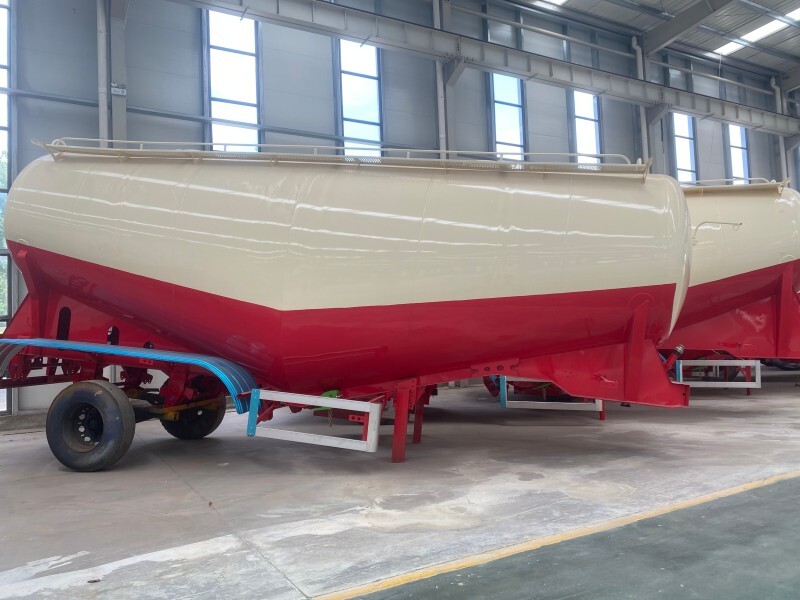 remorque à ciment/ remorque à ciment en vrac/ remorque tanke à ciment en vrac