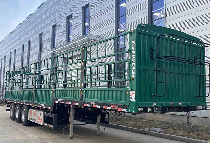 3 axle long Trailer fence/high fence Trailer manufacturer/4 axles fence Trailer for sale