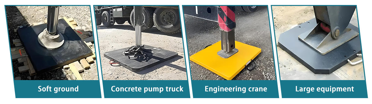 Crane outrigger pads