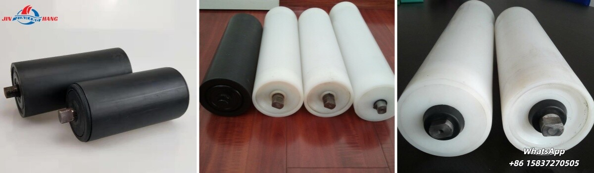 High-molecular-weight polyethylene idlers