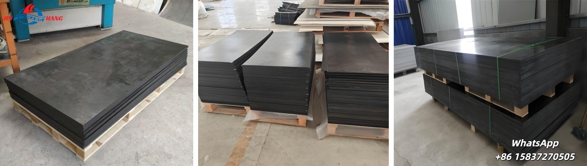 High molecular weight polyethylene flame retardant board