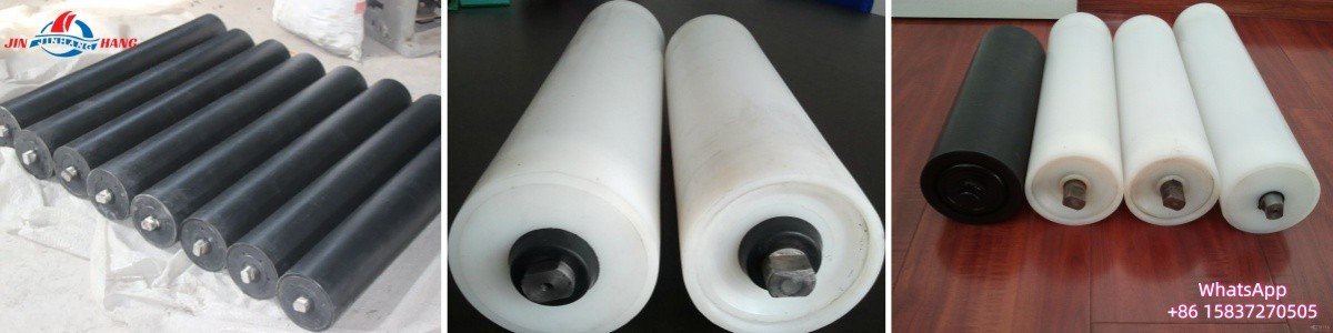 High molecular weight polyethylene idler roller