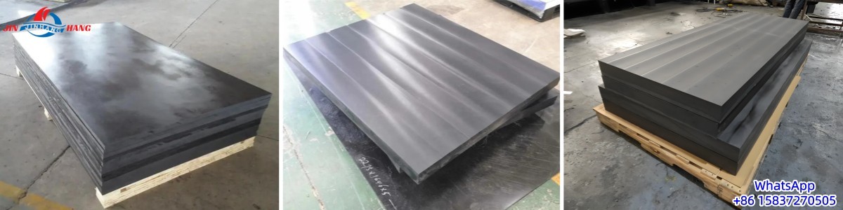 Boron-containing polyethylene sheet
