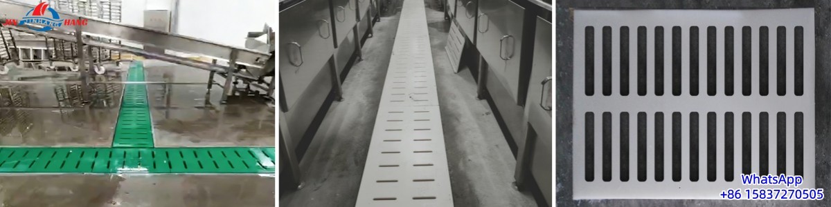 Polyethylene trench cover
