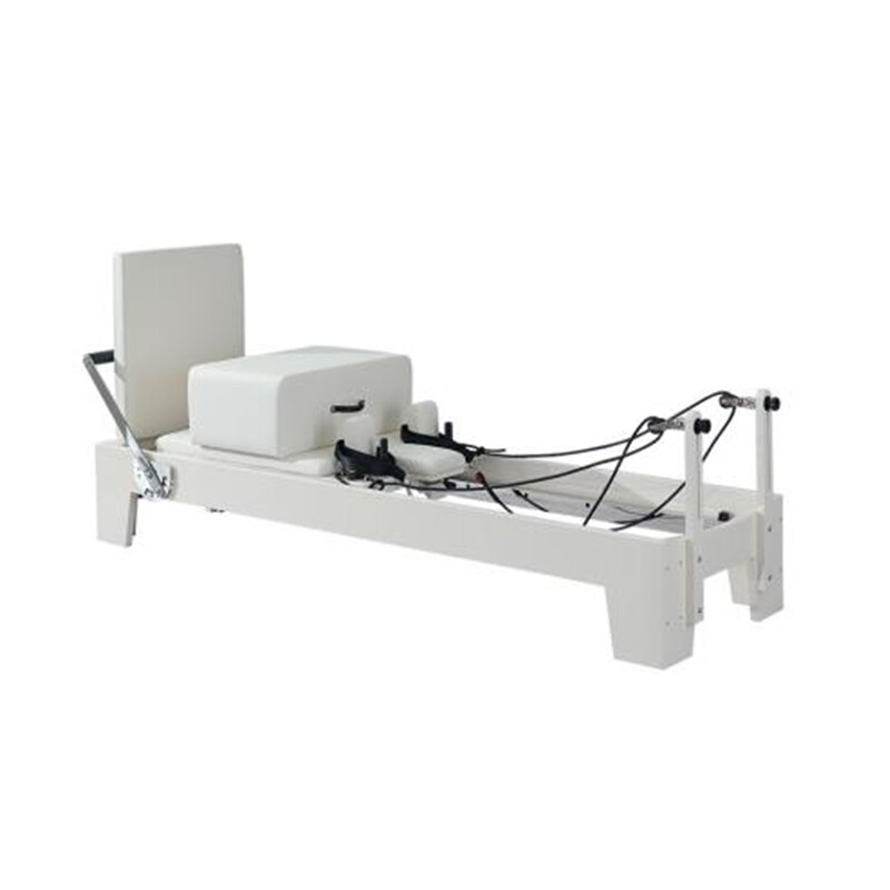 Pilates wooden white bed